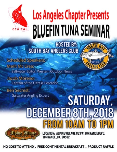 CCA LA Chapter Is Hosting A Bluefin Seminar!