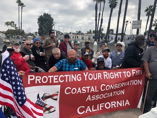 CCA LA Chapter Takes A Group Of Veterans Fishing