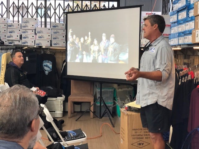 LA Chapter Talks Lobster At Island Fishing Tackle