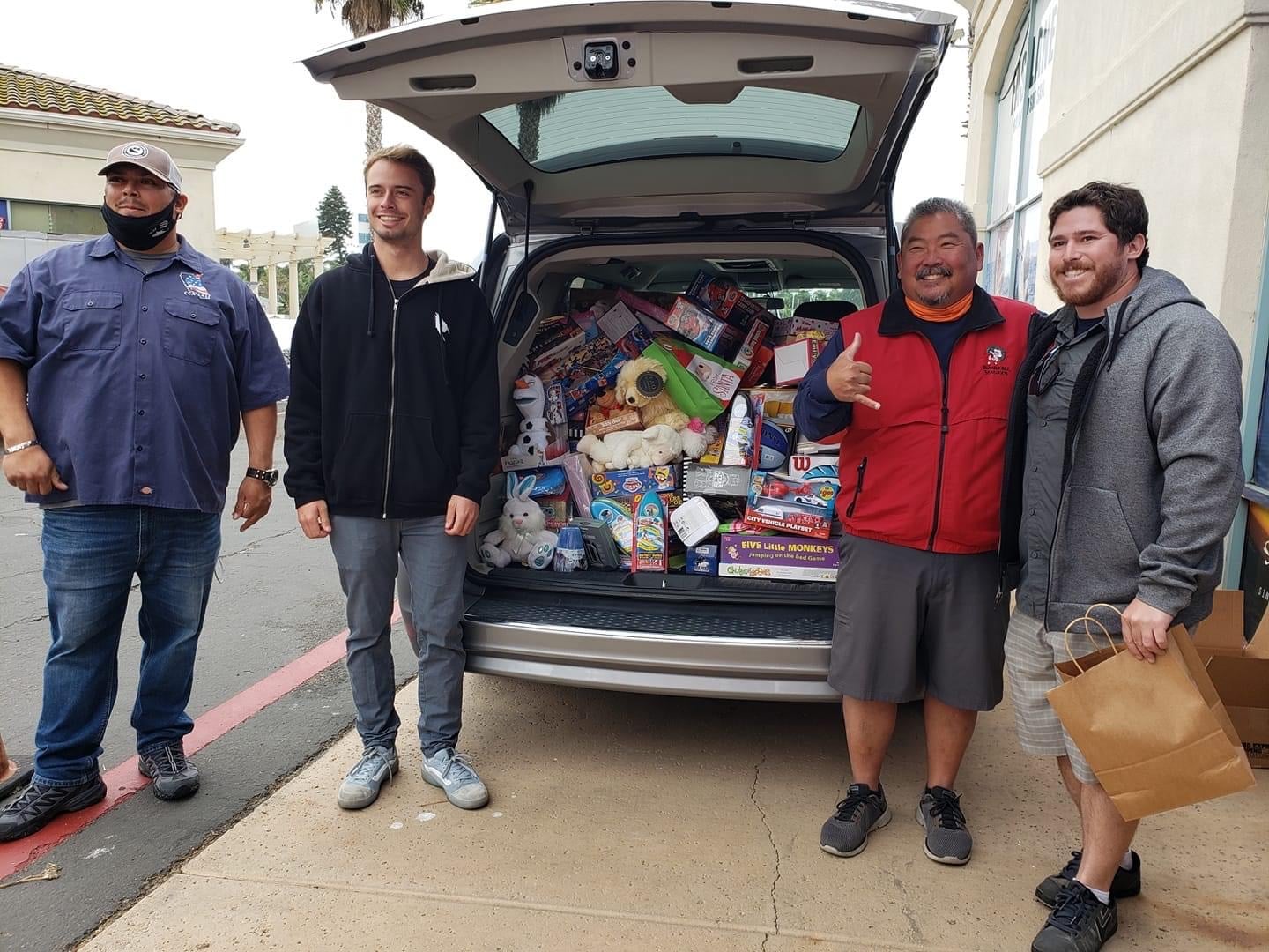 CCA CAL Collects Toys For Military Families of Camp Pendleton