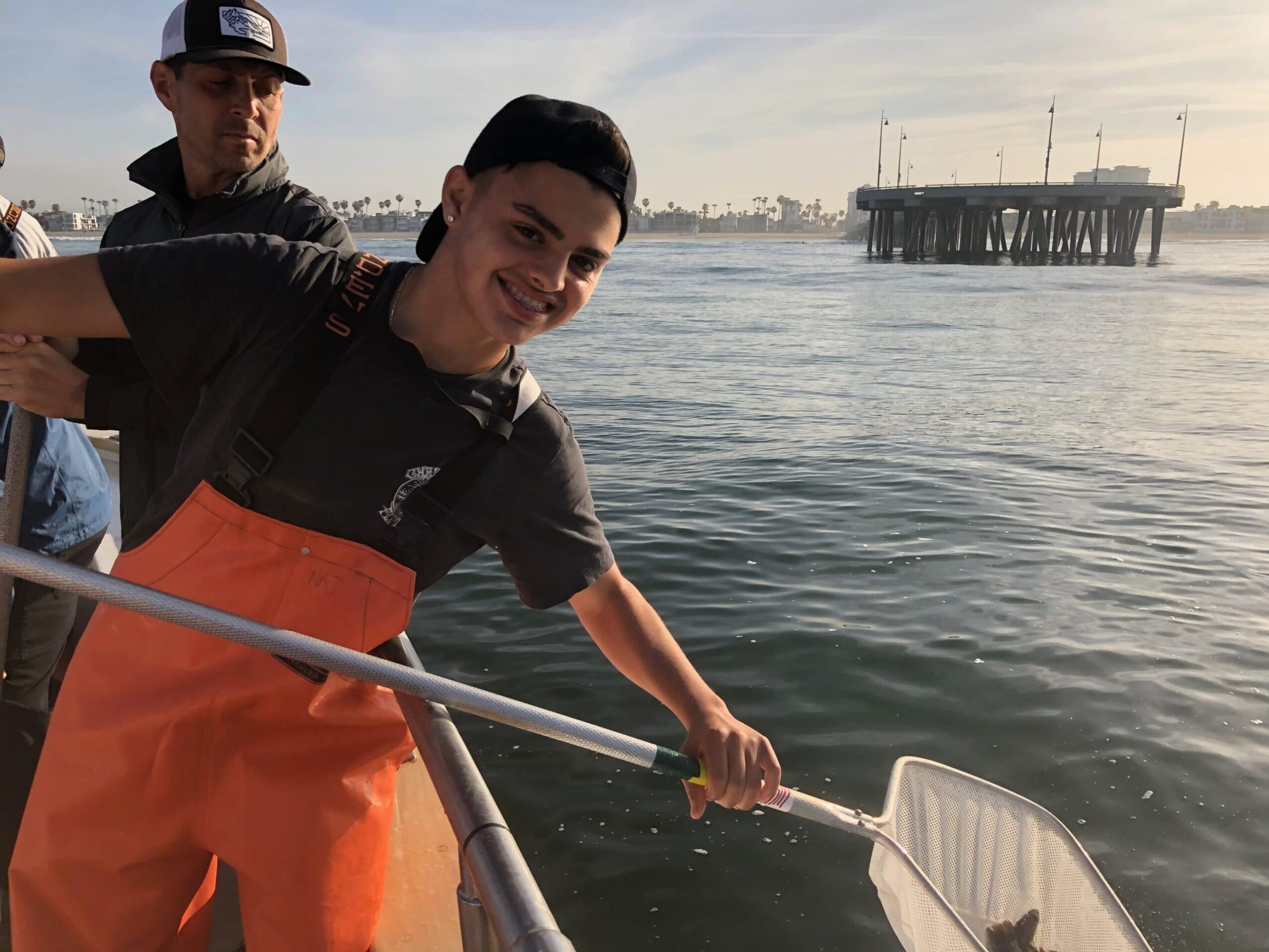 MDRA Volunteers Release Juvenile White Sea Bass on Betty-O