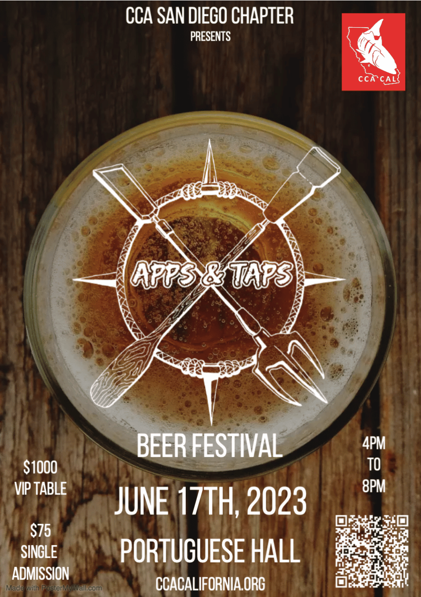 Join the Fun with Family and Friends at the CCA California  Annual San Diego Apps & Taps Brewfest on June 17