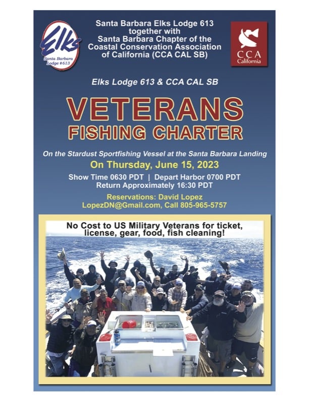 SB Chapter, Elks Lodge #613 To Host Vets Trips Again in 2023