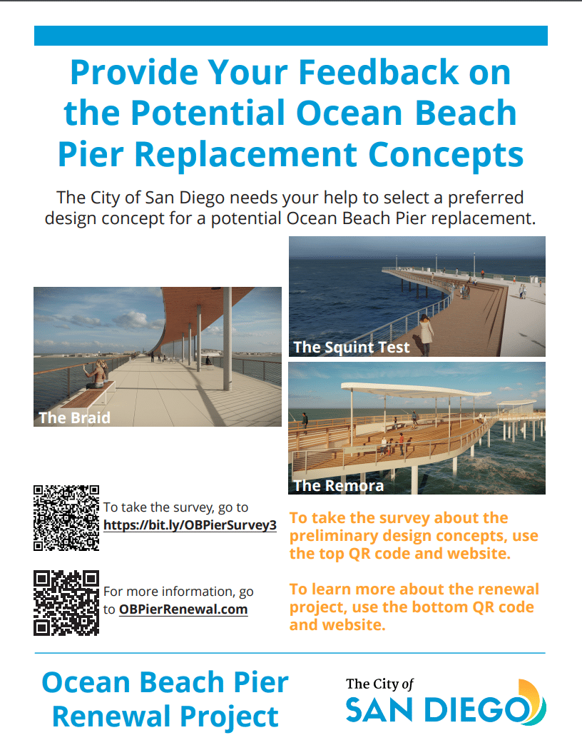 Design Options Survey for OB Pier Announced