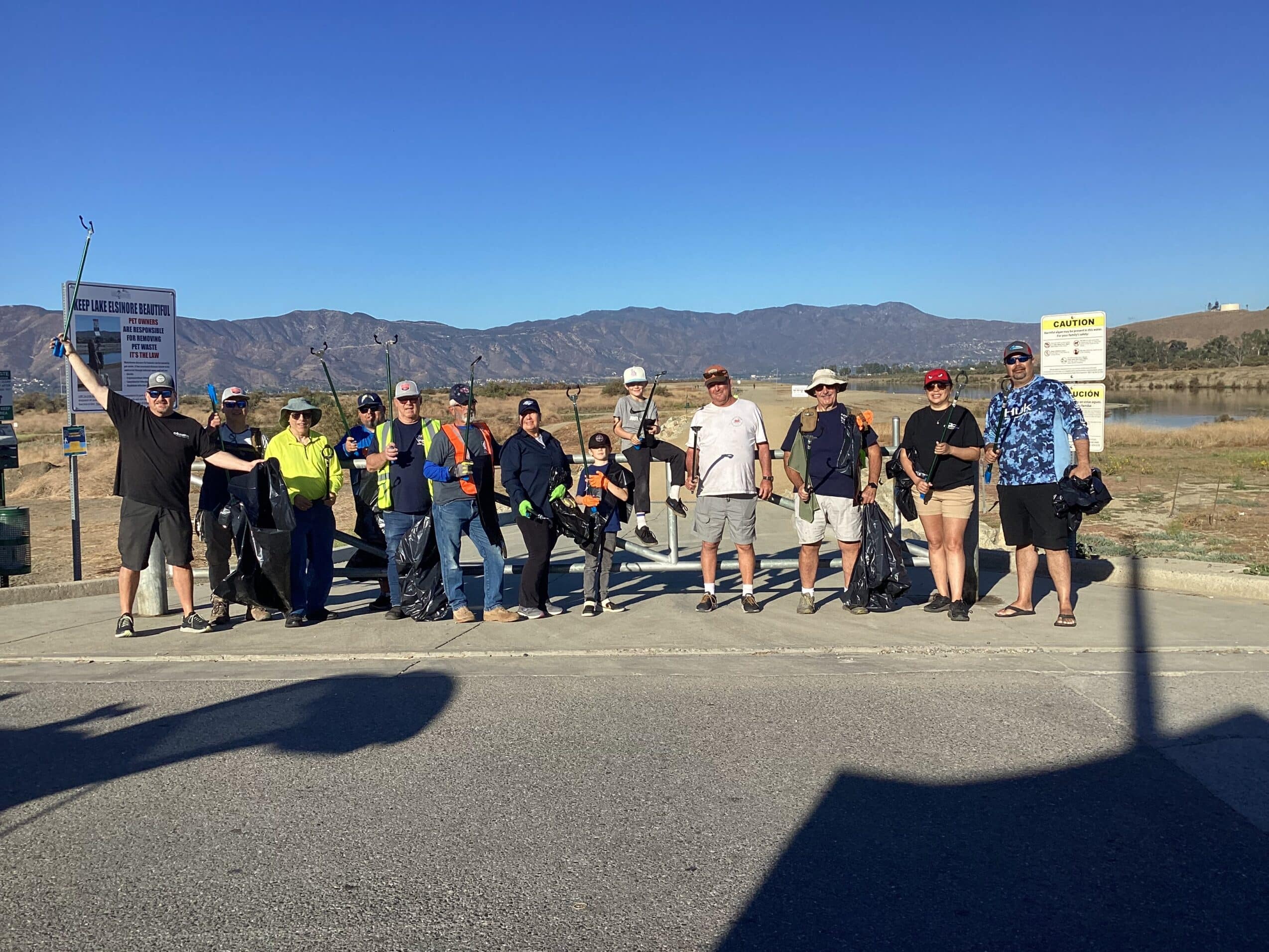 CCA IE Chapter Hosts Cleanup at Lake Elsinore